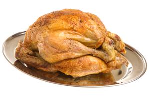 Creswick Farm's Small Cooked Whole Chicken Displayed On A Plate Free Range Chicken, EBT SNAP Eligible