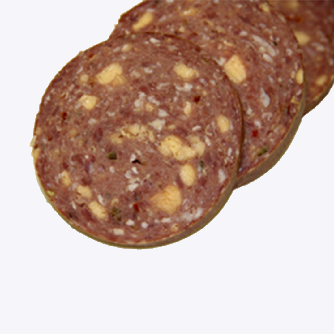 Hunters Fresh Venison Pork Summer Sausage Jalapeno Cheese