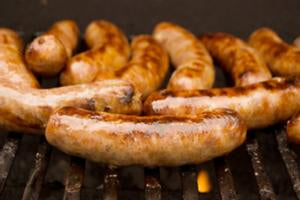 Creswick Farm's Bacon Cheddar Brats No Sugar or flour - Keto friendly!  Free Range Pork, EBT SNAP Eligible