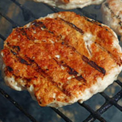 Creswick Farm's Chicken Breakfast Patty Cooking On A Grill Free Range Chicken, EBT SNAP Eligible