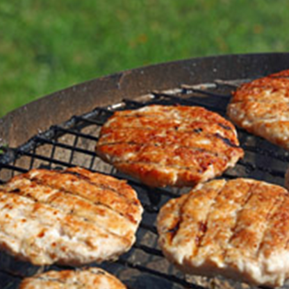 Creswick Farm's Chimichurri Chicken Patties Cooking On A Grill Free Range Chicken, EBT SNAP Eligible