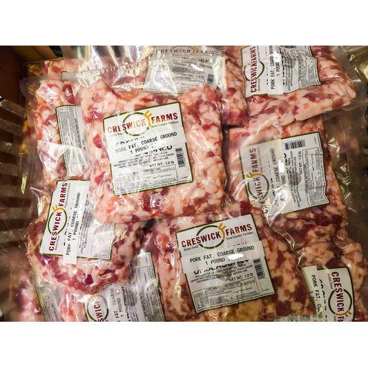 Pork Fat, Coarse Ground